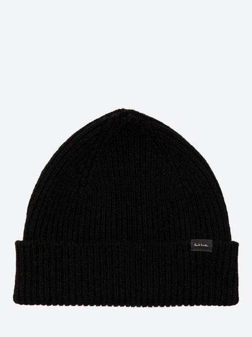 Online - Cashmere-Blend Ribbed Beanie Hat in Black Women Hats | Hats