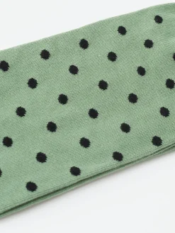 Best - Fernando Polka Sock in Green 33 Socks