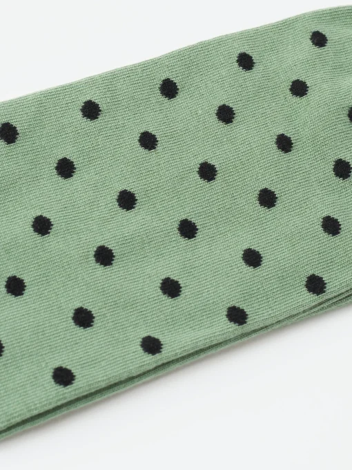 Best - Fernando Polka Sock in Green 33 Socks