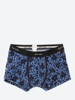 Discount - Floral Brief Trunk in Blue Undergarments