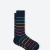 Hot - Iago Spot Stripe Sock in Socks