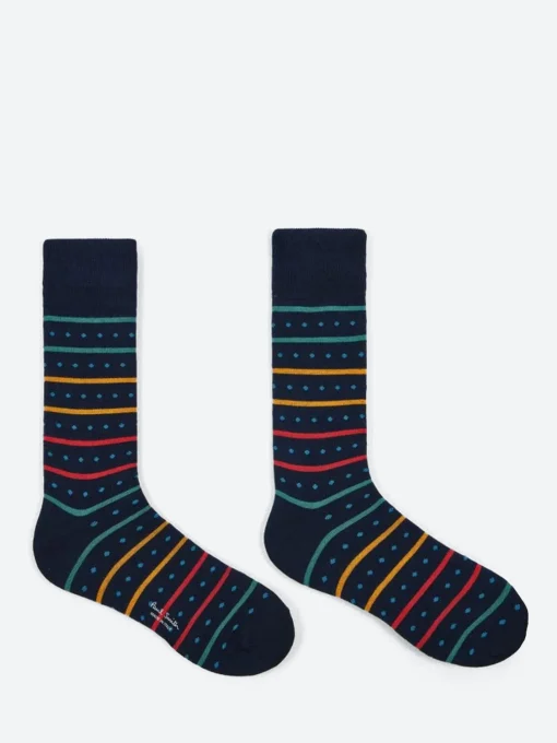 Hot - Iago Spot Stripe Sock in Socks