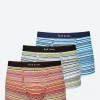 Best - Multi Signature Stripe Low-Rise Boxer Briefs Three Pack Undergarments