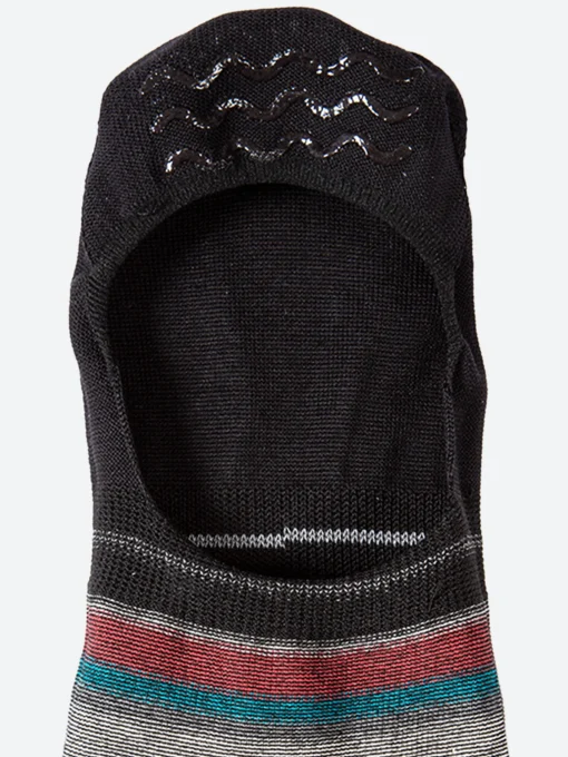 Discount - No Show Stripe Socks in Slate Socks