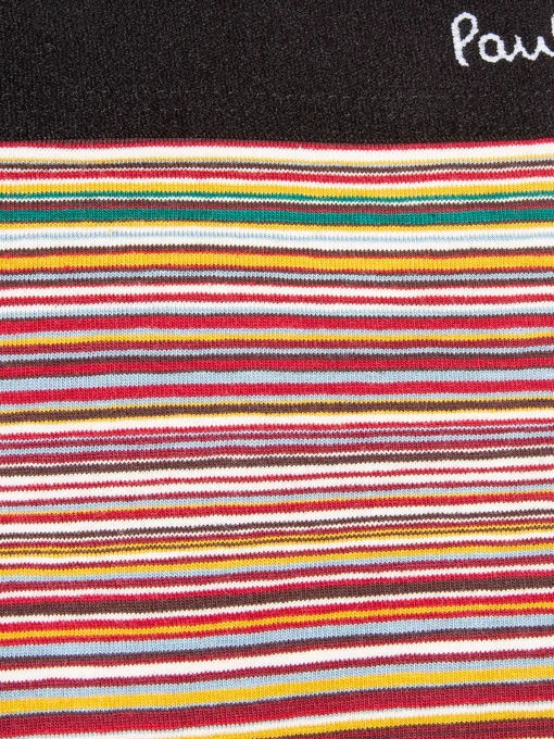 Outlet - Signature Stripe Low-Rise Boxer Briefs Three Pack Multi Undergarments