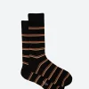 Best - Walter Stripe Socks in Black Socks