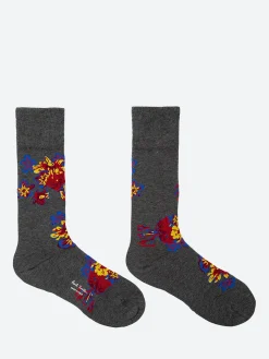 Sale - Winter Hawaiian Socks in Black Socks