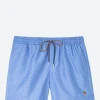 Fashion - Zebra Logo Swim Shorts in Blue Swimwear
