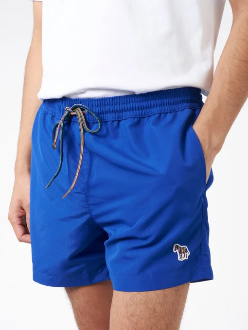 Discount - Zebra Swimshorts in Blue Swimwear
