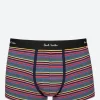 New Accessories - Multi-Stripe Low-Rise Boxer Briefs in Slate Undergarments