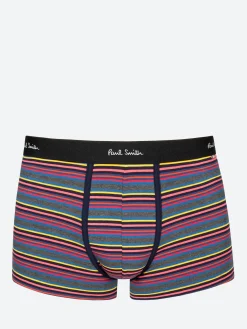 New Accessories - Multi-Stripe Low-Rise Boxer Briefs in Slate Undergarments