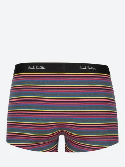 New Accessories - Multi-Stripe Low-Rise Boxer Briefs in Slate Undergarments