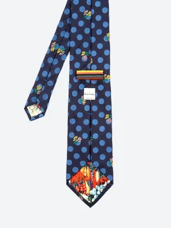 Sale Accessories - Polka Dot with Flowers Tie in Navy Women Belts
