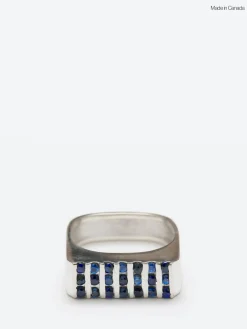 Fashion - Zadkiel Ring in Silver and Blue Sapphire Women Jewelry | Jewelry