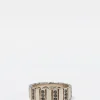 Hot - Ziffer Ring in Silver and Black Women Jewelry | Belts