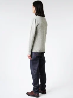Discount - Makers Stitch Cardigan in Light Grey Knitwear