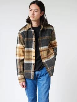 Clearance - Wool Overshirt in Button-Ups