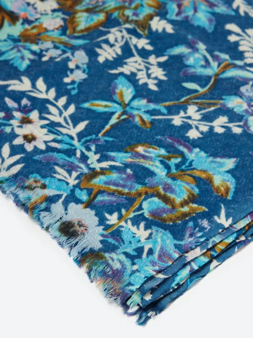 Hot - Stole Spice Flower 2 in Ocean Women Scarves | Belts