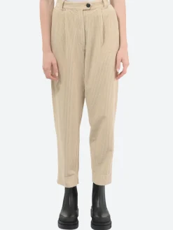 Hot Pomandere - 7178 Pleat Pant in Ice Women Pants