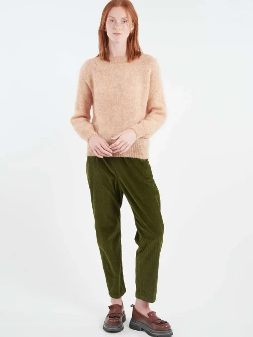 Online Pomandere - Mohair Crewneck Sweater in Magnolia Women Tops & Blouses | Knitwear