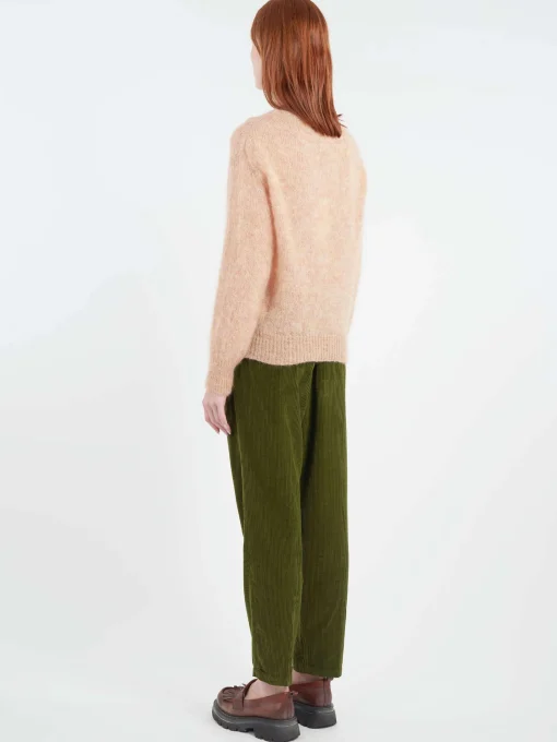 Online Pomandere - Mohair Crewneck Sweater in Magnolia Women Tops & Blouses | Knitwear