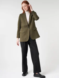 Outlet Pomandere - Pleated Trousers in Black Women Pants