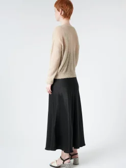 Outlet Pomandere - Round Neck Sweater in Rope Women Tops & Blouses | Overalls & Jumpsuits
