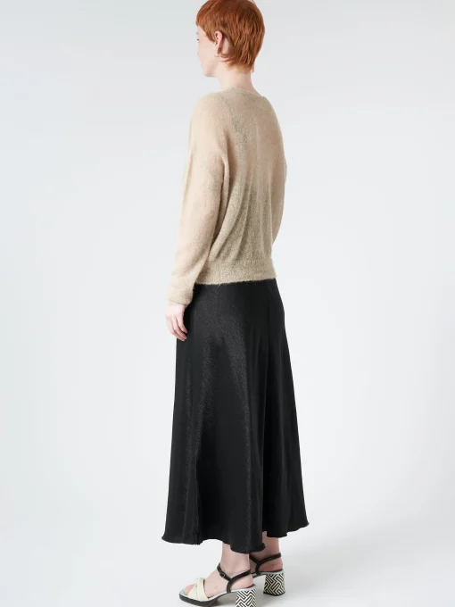 Outlet Pomandere - Round Neck Sweater in Rope Women Tops & Blouses | Overalls & Jumpsuits