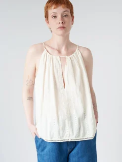 Discount Pomandere - Tank Top in Milk Women Tops & Blouses | Overalls & Jumpsuits