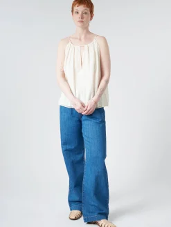 Discount Pomandere - Tank Top in Milk Women Tops & Blouses | Overalls & Jumpsuits