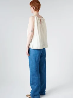 Discount Pomandere - Tank Top in Milk Women Tops & Blouses | Overalls & Jumpsuits