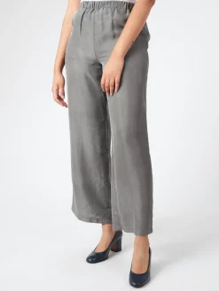 Online Pomandere - Wide Leg Pant in Carbon Women Pants