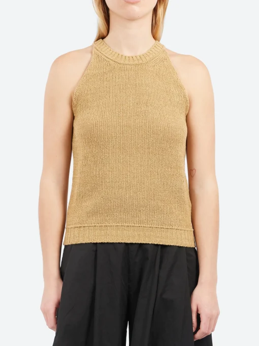 Online - Knit Tank in Tobacco Women Tops & Blouses