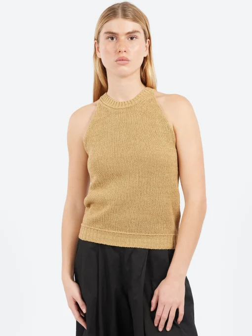 Online - Knit Tank in Tobacco Women Tops & Blouses