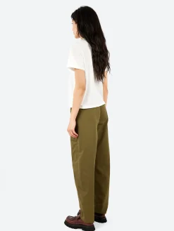 New - Unevenely-Dyed Cotton Jersey T-Shirt in Milk Women Tops & Blouses | T-Shirts