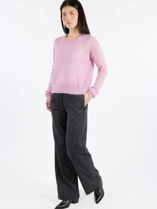 Online - Wide Leg Trousers in Anthracite Women Pants | Overalls & Jumpsuits