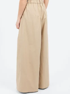 Fashion - Wide Leg Trousers in Sand Women Pants