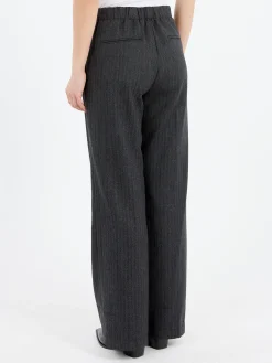 Online - Wide Leg Trousers in Anthracite Women Pants | Overalls & Jumpsuits