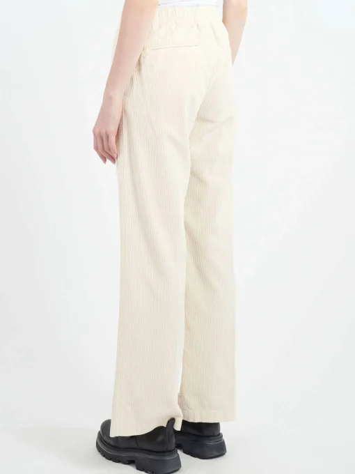 Discount - Wide Leg Trousers in Ivory Women Pants