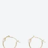 Clearance - Keshi Pearl Small Hoop Earrings in Women Jewelry | Belts