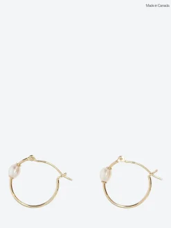 Clearance - Keshi Pearl Small Hoop Earrings in Women Jewelry | Belts