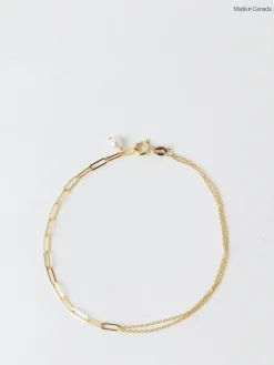 Discount - Petite Link Double Chain Bracelet Women Jewelry | Belts