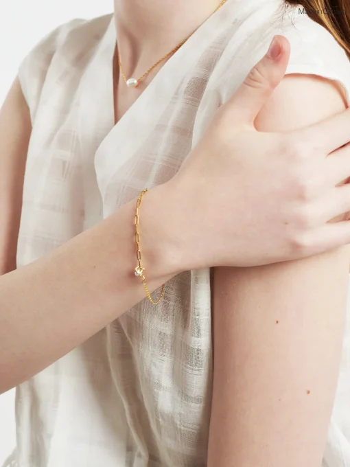 Discount - Petite Link Double Chain Bracelet Women Jewelry | Belts