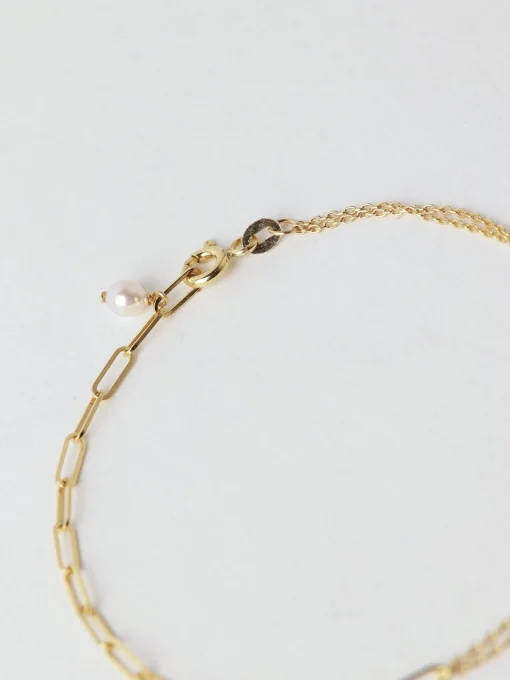 Discount - Petite Link Double Chain Bracelet Women Jewelry | Belts