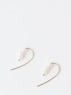 Fashion - Triple Baby Pearl Hook Earrings Women Jewelry | Belts