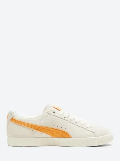 Best - Clyde OG in Ivory and Clementine Sneakers