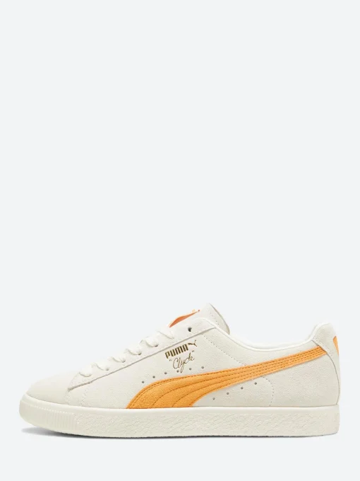 Best - Clyde OG in Ivory and Clementine Sneakers