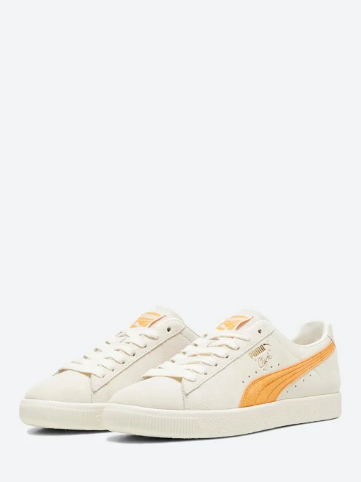 Best - Clyde OG in Ivory and Clementine Sneakers