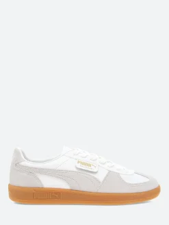 New - Palermo in White and Grey Sneakers