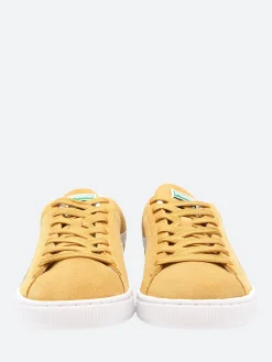 Fashion - Suede Classic XXI in Honey Mustard and White Sneakers